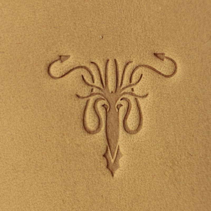 Tools for leather crafts. Game of thrones leather stamp. House Greyjoy logo. Size 20x21 mm