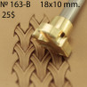 Tool for leather craft. Stamp 163B. Size 10х18 mm