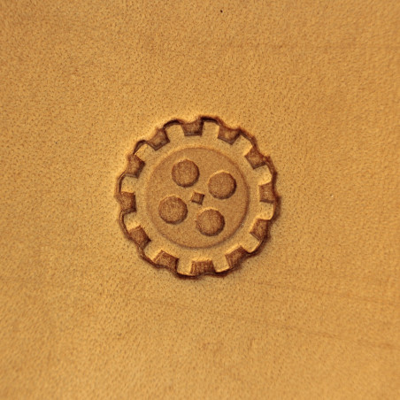 Tool for leather craft. Stamp Steampunk 3. Size 17 mm